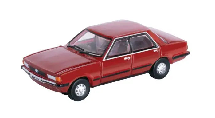 Oxford Diecast NFC5001 N Scale 1979 Ford Cortina Mark V - Assembled - Cardinal Red