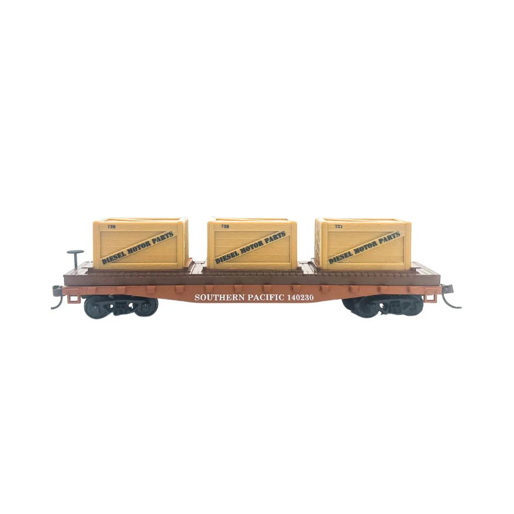 Rock Island Hobby 32212 HO Scale Flat Car w/ Crates Southern Pacific #140230