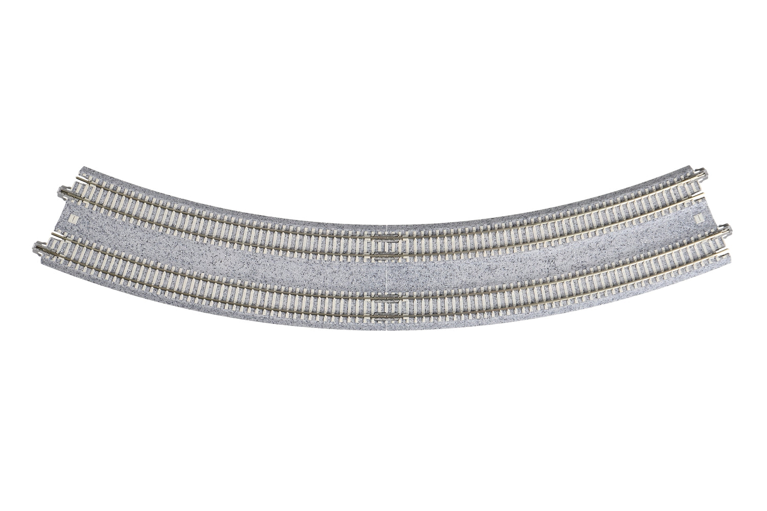 KATO 20-186 N Scale Concrete Tie Double Track Superelevated Easement Curve L&R (480/447mm, 18 7/8" - 17 5/8") (2 pcs)