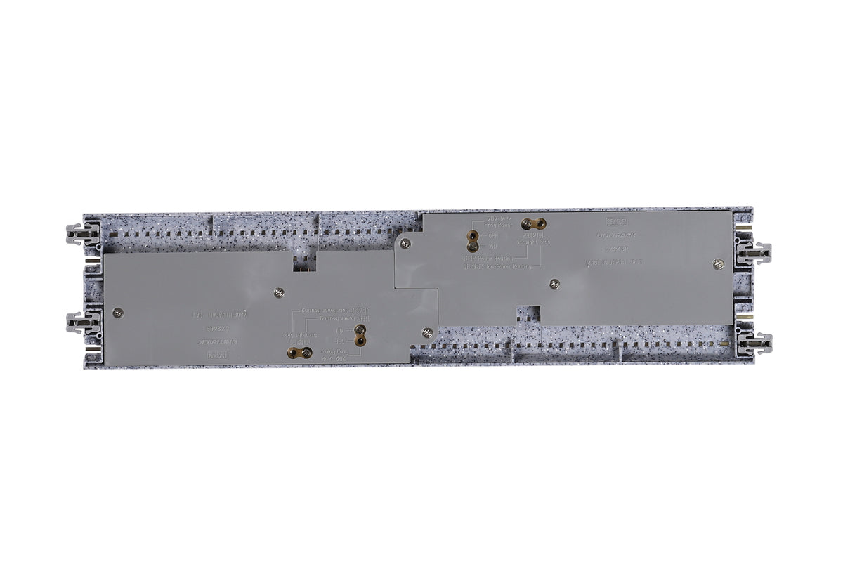 KATO 20-231 N Scale Concrete Tie Double Track #4 Single Crossover Turnout (248mm, 9 3/4") RH Unitrack, Code 80