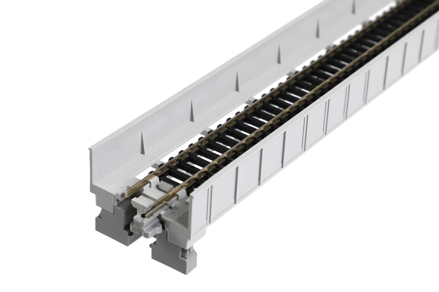KATO 20-453 N Scale Unitrack Single Plate Girder Bridge 7 5/16" 186mm, Silver