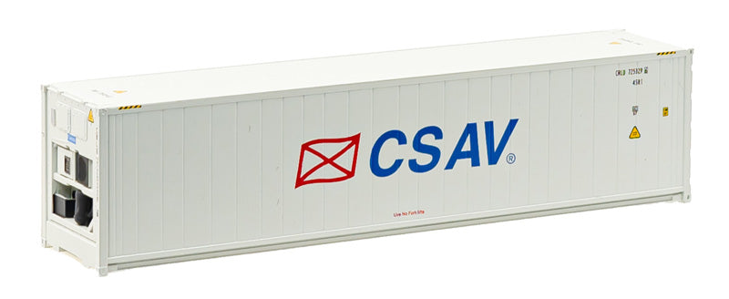 Atlas 20006722 HO Scale, 40' Refrigerated Container, CSAV , Set #1 (3 Pack)