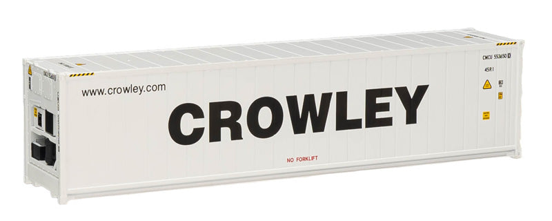 Atlas 20006728 HO Scale, 40' Refrigerated Container, Crowley , Set #1 (3 Pack)