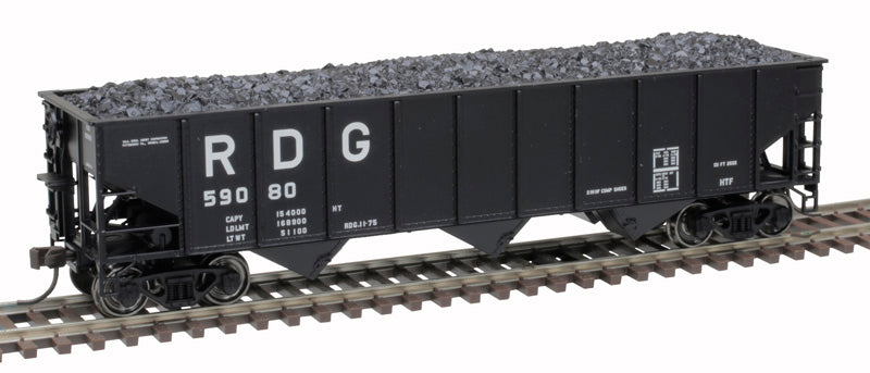 Atlas Trainman 20006928 HO Scale, 70 Ton 3-Bay Open Hopper, Reading #59080