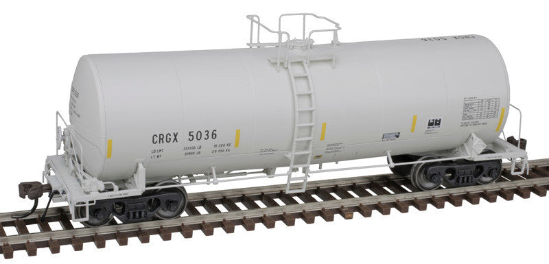 Atlas Master 200007222 HO Scale 17,600 Gallon Corn Syrup Tank Car Cargill CRGX #5071 w/ Stripes