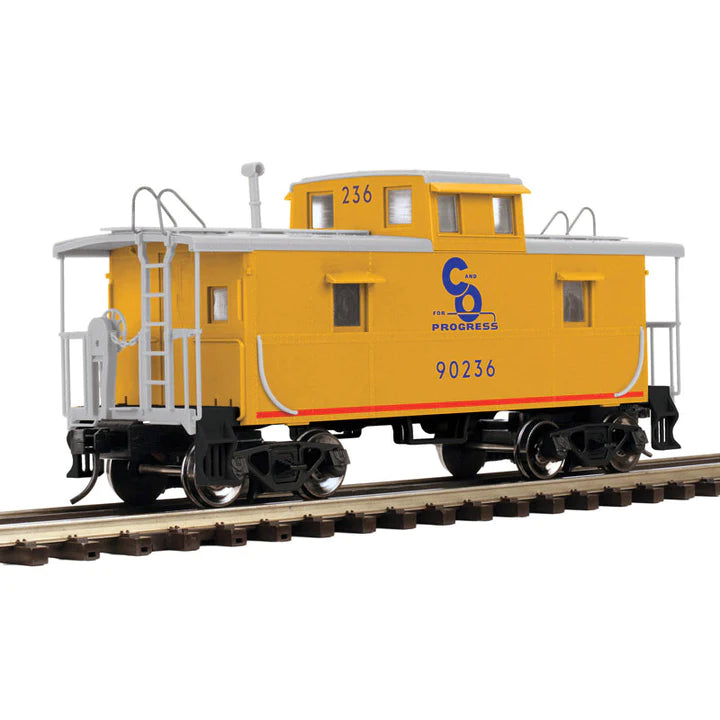 Atlas Trainman 2003016-2 O, Cupola Caboose, Chesapeake and Ohio C&O #90236, 3-Rail