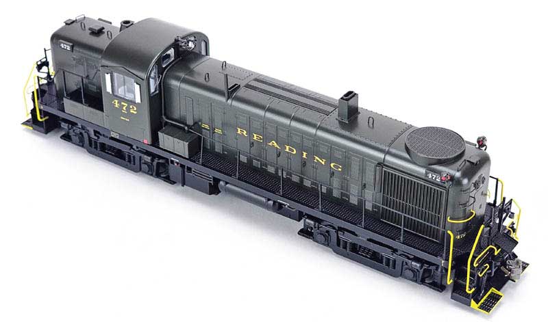 Bowser 25442 HO Scale Alco RS3 Hammerhead Diesel Locomotive Reading #472 Green, Phase 1 ESU LokSound