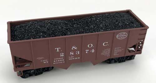 Bowser 31520 HO Scale English Coal Load for Accurail 55T Hopper (2 pcs)