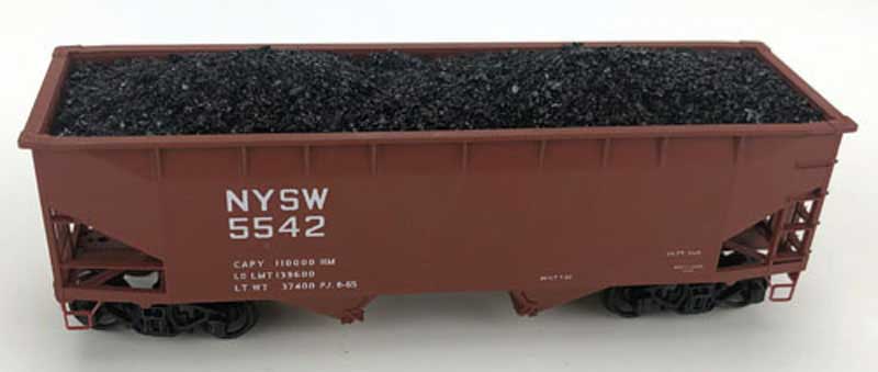Bowser 31522 HO Scale English Coal Load for Accurail 50T Offset Twin Hopper (2 pcs)