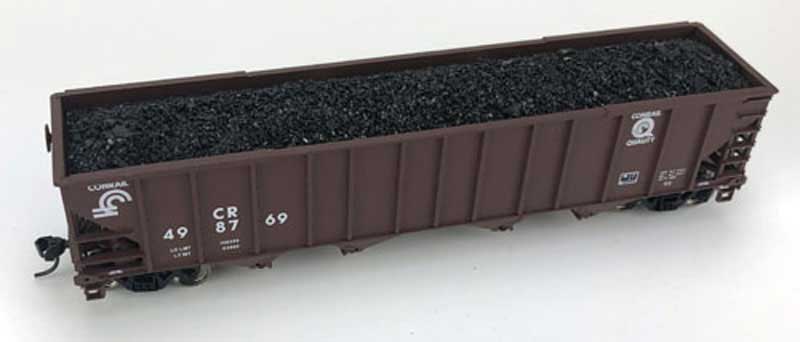 Bowser 31530 HO Scale English Coal Load for Walthers Mainline 50' 100T Hopper (2 pcs)