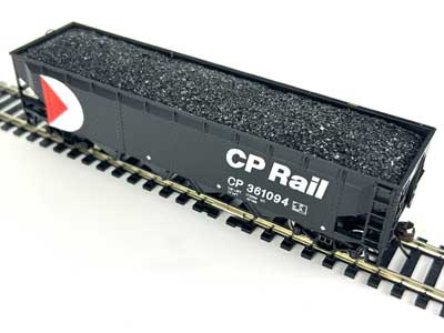 Bowser 31535 HO Scale English Coal Load for Walthers Trainline Offset Hopper (2 pcs)