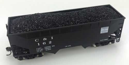 Bowser 31540 HO Scale English Coal Load for Athearn 2 Bay Hopper (2 pcs)