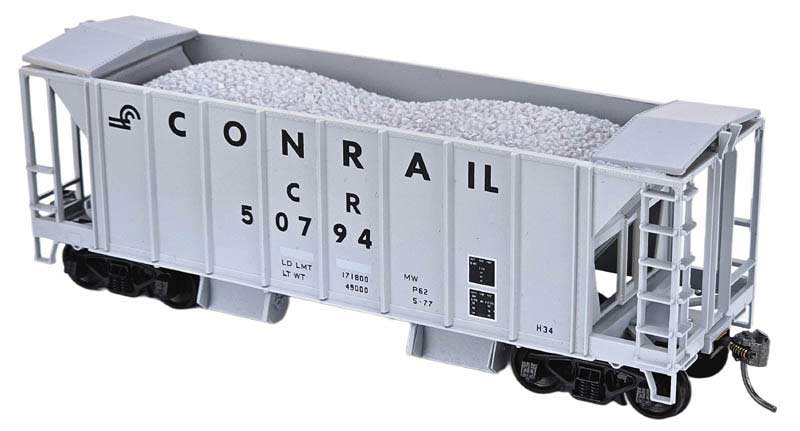 Bowser #3-1715 HO Scale 70-Ton 2 Bay Ballast Car Conrail CR #50794 KIT