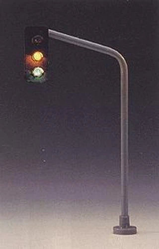 Model Power 5992 HO Scale Left Hanging Traffic Light, Brass Parts