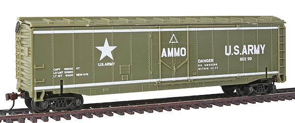 Model Power 99164 HO Scale US Army Exploding Box Car #80299