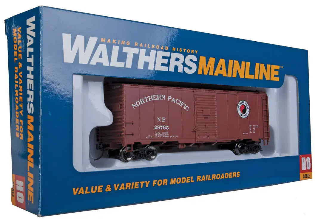 WalthersMainline 910-1659 HO Scale 40' AAR 1944 Box Car Northern Pacific NP #29765