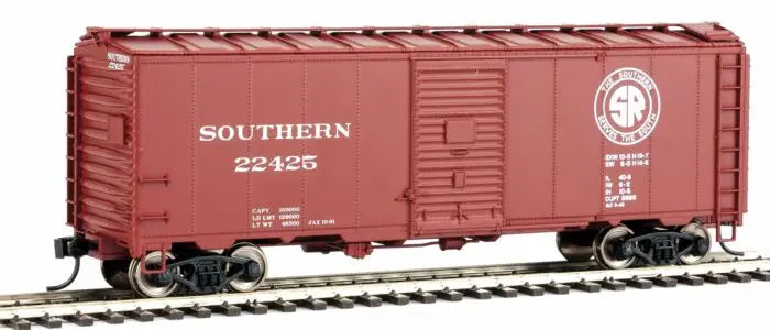 WalthersMainline 910-2710 HO Scale, 40' AAR Modified 1937 Box Car, Southern #22425