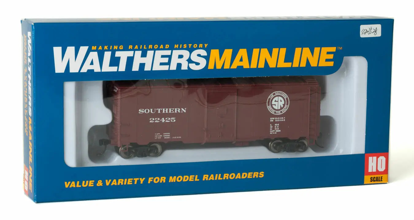 WalthersMainline 910-2710 HO Scale, 40' AAR Modified 1937 Box Car, Southern #22425