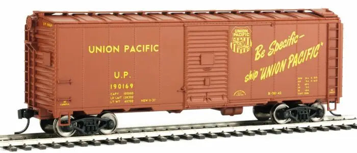 WalthersMainline 910-2711 HO Scale, 40' AAR Modified 1937 Box Car, Union Pacific UP #190169