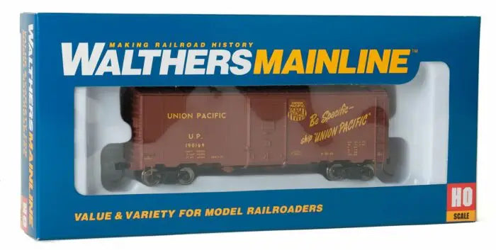 WalthersMainline 910-2711 HO Scale, 40' AAR Modified 1937 Box Car, Union Pacific UP #190169