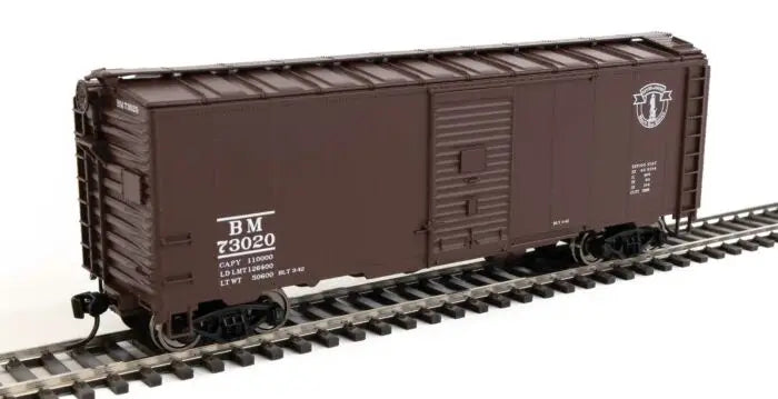 WalthersMainline 910-2726 HO Scale 40' AAR Modified 1937 Boxcar Boston & Maine BM #73020