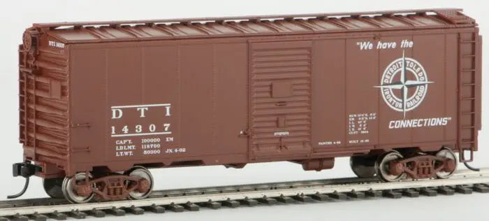 WalthersMainline 910-1777 HO Scale, 40' AAR 1948 Box Car, Detroit, Toledo & Ironton DTI #14307