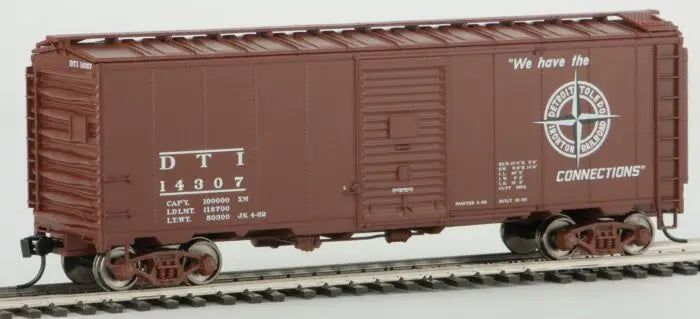 WalthersMainline 910-1777 HO Scale, 40' AAR 1948 Box Car, Detroit, Toledo & Ironton DTI #14307