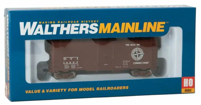 WalthersMainline 910-1777 HO Scale, 40' AAR 1948 Box Car, Detroit, Toledo & Ironton DTI #14307