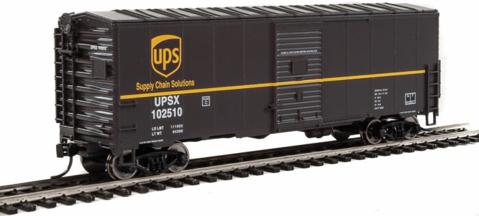 WalthersMainline 910-1180 HO Scale, 40' AAR Modernized 1948 Boxcar, UPS UPSX #102536