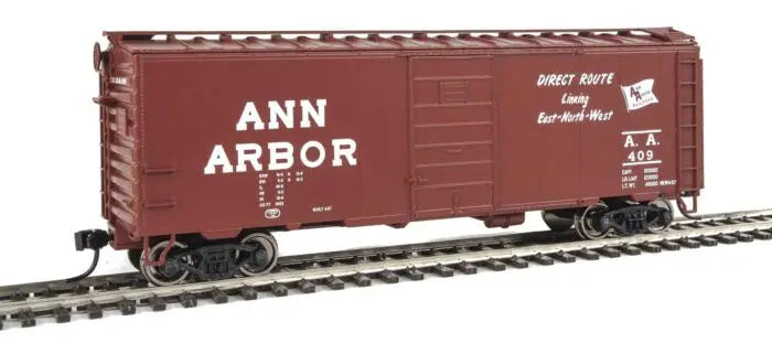 WalthersMainline 910-1418 HO Scale, 40' PS1 Box Car, Ann Arbor AA #409