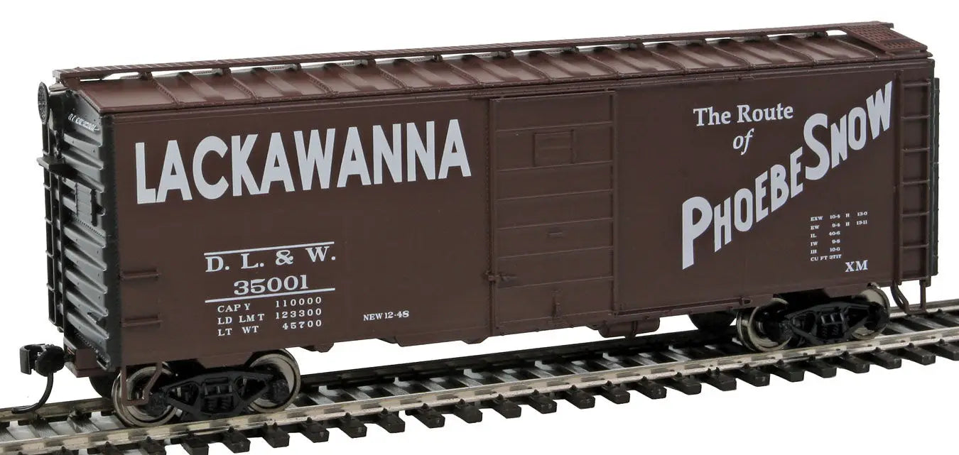 WalthersMainline 910-2367 HO Scale 40' PS-1 Box Car Lackawanna DL&W #35001