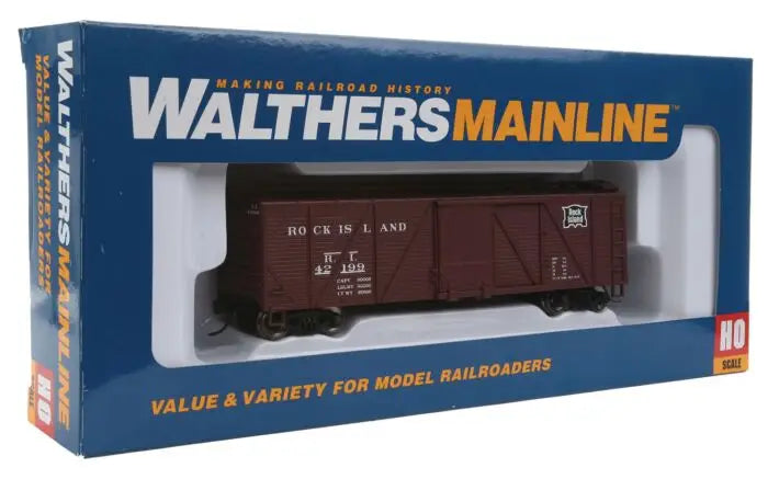 WalthersMainline 910-2504 HO Scale 40' Single-Sheathed Box Car Rock Island RI #42199