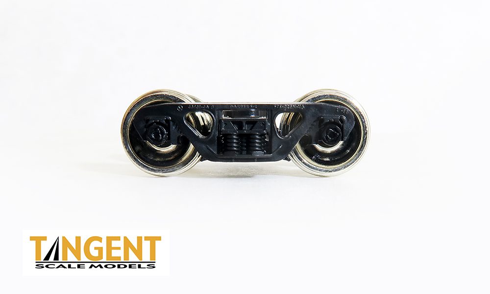 Tangent 415 HO Scale, 70 Ton Barber S-2-A Roller Bearing Truck w/ Rotating "Benco 6" Caps w/ Nickel Plated 33'' Wheels Semi Scale