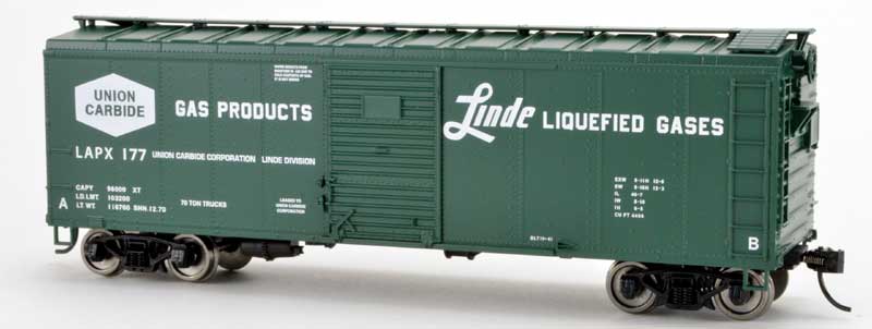 Bowser 42855 HO Scale, 40' Box Car, Linde Union Carbide #127