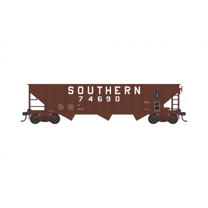 Bowser 42939 HO Scale, 70 Ton Hopper, Southern #74699