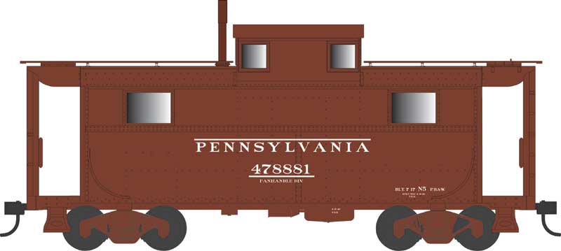 Bowser 43362 HO Scale N5 Caboose Pennsylvania #478888 Early Panhandle Division