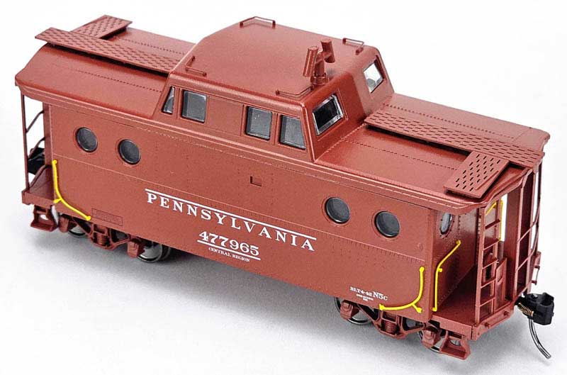 Bowser 43384 HO Scale N5c Caboose Pennsylvania #477969 Early Central Region