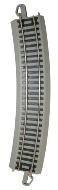 Bachmann 44583 HO Scale, E-Z Track 22" Radius Curved Track, (Nickel Silver)