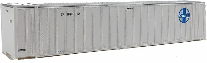 Walthers 949-8456 HO Scale 48' Rib-Side Container Santa Fe #281371