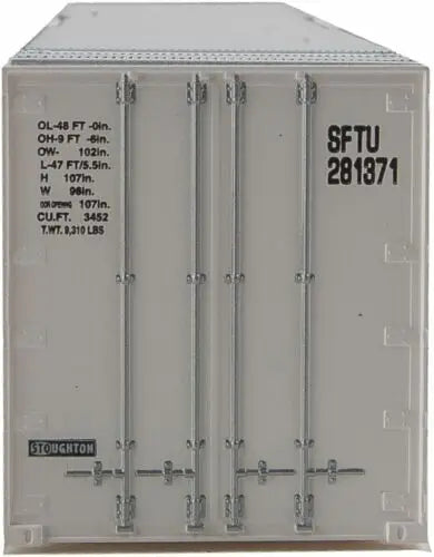 Walthers 949-8456 HO Scale 48' Rib-Side Container Santa Fe #281371