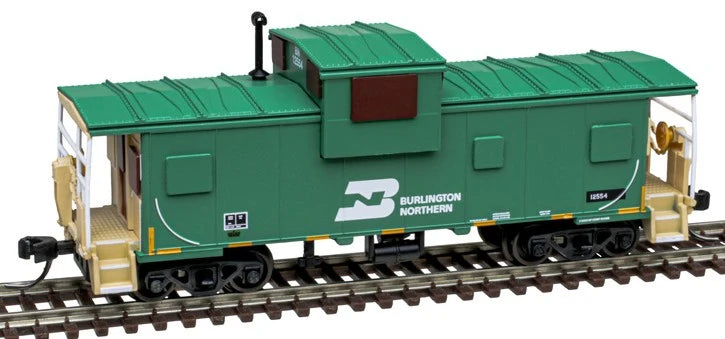 Atlas Master 50007303 N Scale International Extended-Vision Caboose Burlington Northern #12554