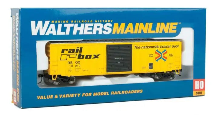 WalthersMainline 910-2179 HO Scale 50' ACF Exterior Post Box Car Railbox RBOX #10210