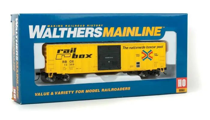 WalthersMainline 910-2180 HO Scale 50' ACF Exterior Post Box Car Railbox RBOX #10369
