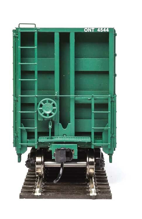 WalthersProto 920-104326 HO Scale, 50' CC&F Bulkhead Flatcar, Ontario Northland ONT #4544