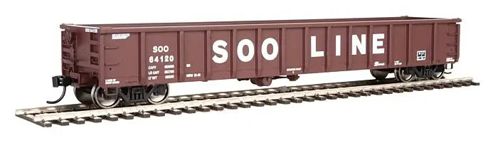 WalthersMainline 910-6231 HO Scale, 53' Railgon Gondola, SOO Line SOO #64120