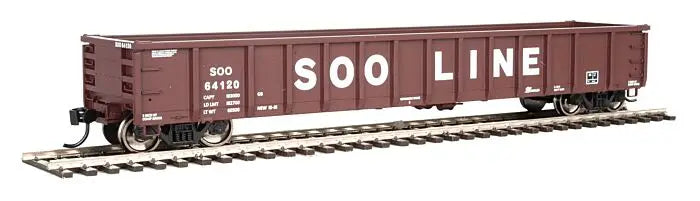 WalthersMainline 910-6231 HO Scale, 53' Railgon Gondola, SOO Line SOO #64120