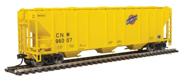 WalthersMainline 910-7256 HO Scale, 54' PS 4427 CD Covered Hopper, Chicago & North Western CNW #96007