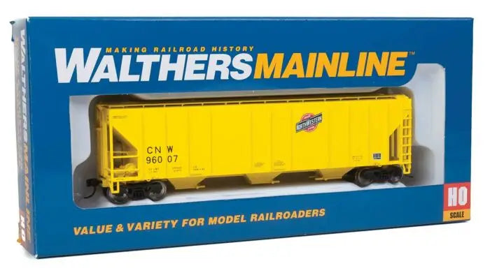 WalthersMainline 910-7256 HO Scale, 54' PS 4427 CD Covered Hopper, Chicago & North Western CNW #96007