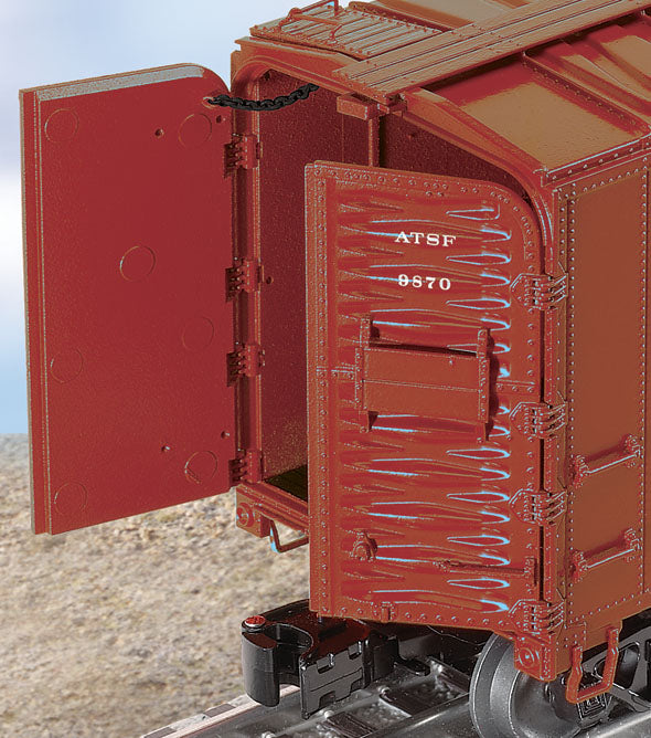 Lionel 6-27218 O DD Box Car with End Doors Santa Fe ATSF #9870