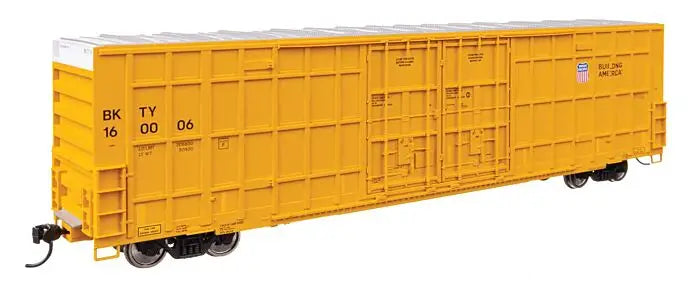 Walthers Mainline 910-3121 HO Scale 60' High Cube Plate F Horizontal Post Box Car Union Pacific BKTY #160006